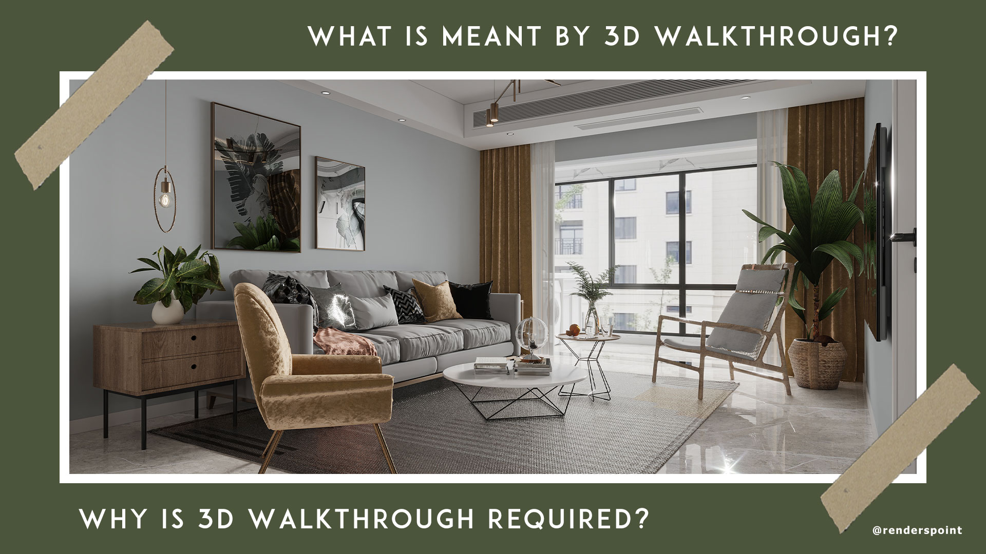 What is meant by 3D Walkthrough